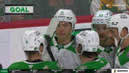 DAL@MIN: Robertson scores PPG against Filip Gustavsson