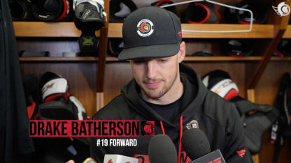 Drake Batherson dispo média avant le match contre VGK