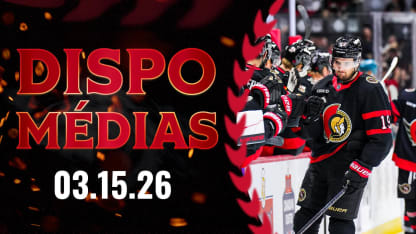 Drake Batherson dispo médias après le match contre SJS