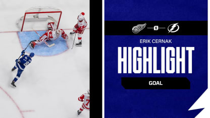 TBL vs. DET | McDonagh sets up Cernak for goal