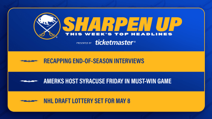 buffalo sabres sharpen up top headlines april 24 2023 rochester americans draft lottery