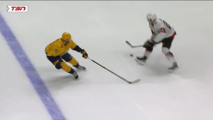 OTT@NSH: Greig scores goal against Juuse Saros