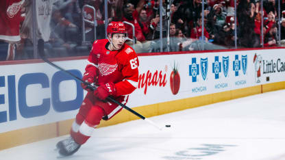 Shine being named Red Wings’ 2025-26 Bill Masterton Memorial Trophy nominee ‘just speaks volumes of how hard he works’