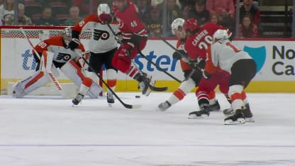 PHI@CAR: Carrier scores goal against Dan Vladar