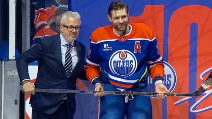 Draisaitl 1,000 Points Ceremony