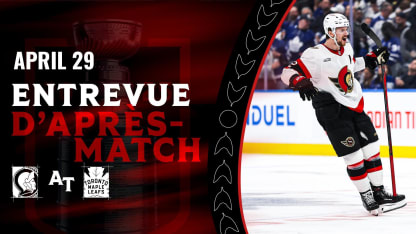 Thomas Chabot dispo médias d'après-match contre TOR