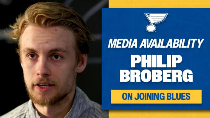 Broberg on joining Blues