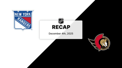 NYR at OTT | Recap