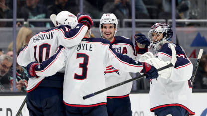 winning thoughts blue jackets snap skid in seattle