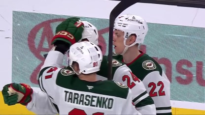 MIN@VGK: Bogosian scores goal against Akira Schmid