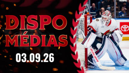 James Reimer dispo médias après le match contre VAN