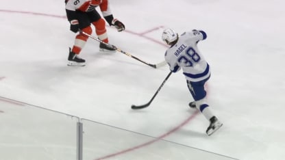 TBL@PHI: Hagel scores goal against Dan Vladar