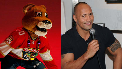 Florida Panthers mascot, Dwayne Johnson, Short Shifts