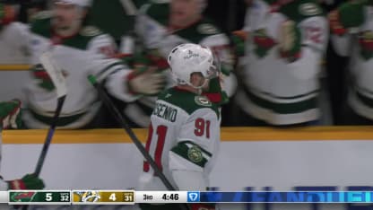 MIN@NSH: Tarasenko scores goal against Juuse Saros