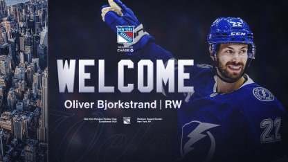 Rangers Agree to Terms with Oliver Bjorkstrand