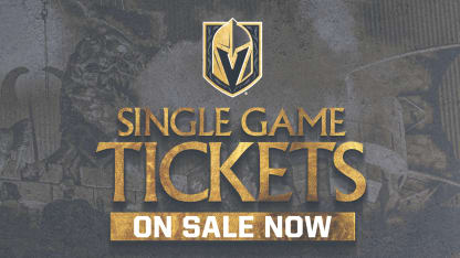 Vegas Golden Knights Single-Game Regular-Season Tickets on Sale Now