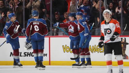 MacKinnon sets up Olofsson to tie it