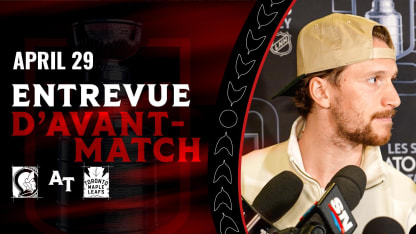 Thomas Chabot entrevue d'avant-match contre TOR