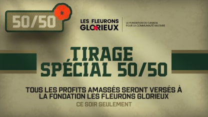 Le tirage moitié-moitié de mardi soutiendra la fondation Les Fleurons glorieux