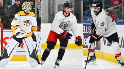 Top rookie tournament players debated by NHL writers