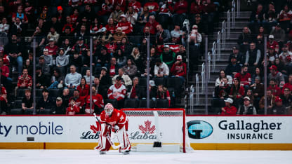 OTT@DET: Gibson with a great save against Ridly Greig