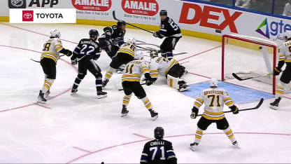 BOS@TBL: D'Astous scores goal against Jeremy Swayman