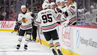 Mikheyev's second goal of the game