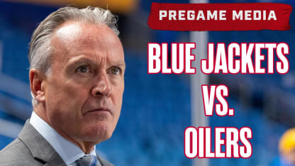 Blue Jackets vs. Oilers | Pregame Media