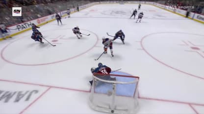 Roslovic réplique en fin de période