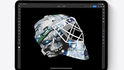 Demko goalie mask