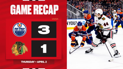 Game Recap | Blackhawks at Oilers