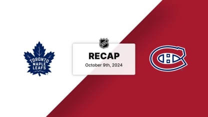 Leafs at Canadiens 10.09.24