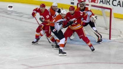 Huberdeau finds the back of the net