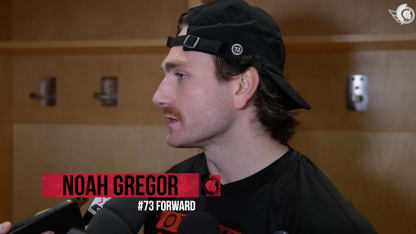 Noah Gregor Postgame Media vs TOR