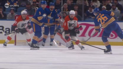 Rasmus Dahlin with a Powerplay Goal vs. Philadelphia Flyers