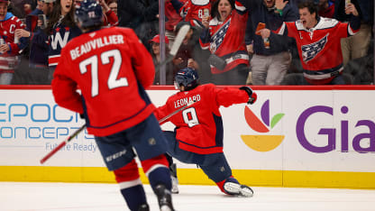 Leonard wires one through a screen