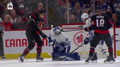 TOR@OTT: Tkachuk scores goal against Anthony Stolarz