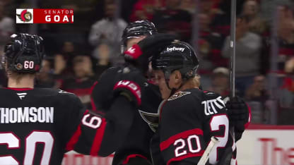 Zetterlund skickar in 2-1 för Senators