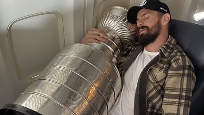 Killorn naps with Cup