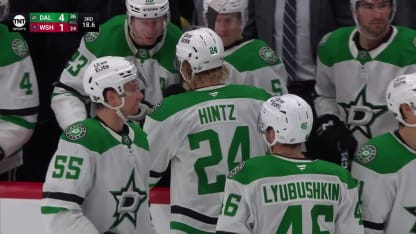 DAL@WSH: Hintz scores empty-net goal