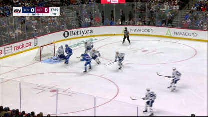 TOR@COL: Woll with a great save against Parker Kelly