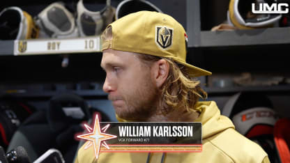 William Karlsson después del partido 26/10