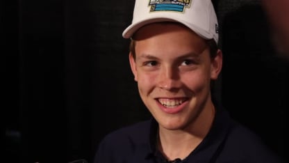 Oscar Hemming at NHL Draft Media Day