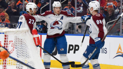 MacKinnon Avalache vs Oilers