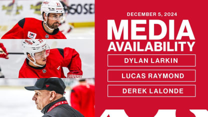 Dylan Larkin, Lucas Raymond, Derek Lalonde Media