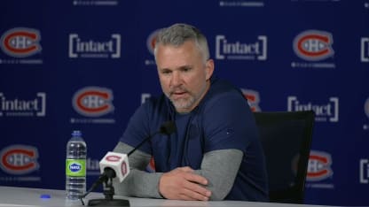 Avant-match c. CGY : St-Louis