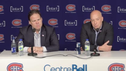 End-of-season media op: Hughes and Gorton