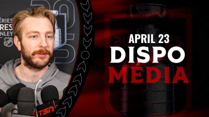 Linus Ullmark dispo médias - 23 avril