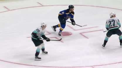 SEA@STL: Holloway has a hat trick against the Kraken