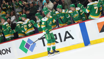 Boldy breaks the ice